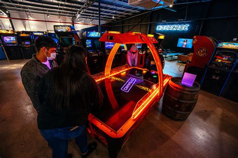 Cidercade houston - 10. Play arcade games all night. Houston is an arcade town and Cidercade is one of the biggest arcades with over 275 games, including pinball, driving games, sporting games, and of course the best classic games are available like Super Pac-Man, Super Mario Bros., Asteroids, Donkey Kong, and more.